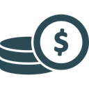 Asset Dollar Coins Investment Icon
