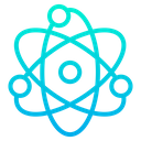 Atom Atomic Molecules Science And Technology Icon