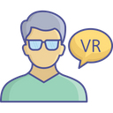 Augmented Reality Gadget Headset Icon
