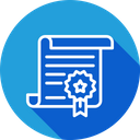 Authorization Certificate Contract Icon