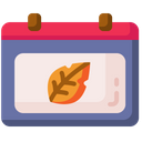 Autumn Calendar Icon