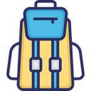 Backpack Hiking Travelling Bag Icon