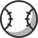 Baseball Ball Play Icon