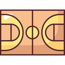 Basketball Court Basketball Sport Icon
