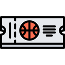 Basketball Ticket Icon