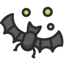 Bat Halloween Scary Fly Mammal Animal Icon
