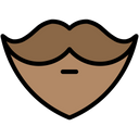 Beard Mustache Hair Icon