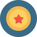 Bedge Medal Star Icon