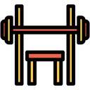 Bench Bench Press Fitness Icon