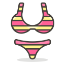 Bikini Swimsuit Undergarment Icon