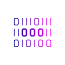 Binary Digital Encryption Icon