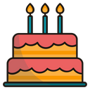 Birthday Celebration Cake Icon