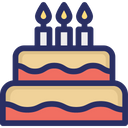 Birthday Cake Candles Icon