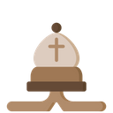 Bishop Camel Cross Icon