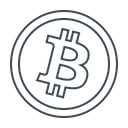 Bitcoin Btc Coin Icon