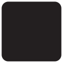 Black Large Square Icon