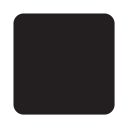 Black Medium Square Icon