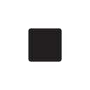 Black Small Square Icon