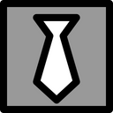 Black Tie Technology Logo Social Media Logo Icon