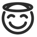 Blessed Smiley Emoji Icon
