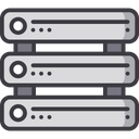 Blockchain Server Server Data Mining Icon
