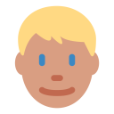 Blond Medium Light Icon