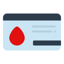 Blood Donor Card Blood Donation Donor Card Icon