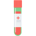 Blood Test Handheld Object Glucometer Icon