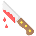 Bloody Knife Knife Blood Icon