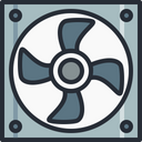 Blower, Electric, Exhaust, Fan, Ventilator, Hardware, Cooler Icon