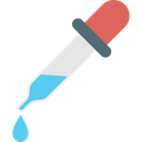 Blue Fluid Droplet Dropper Dropper Pipette Icon