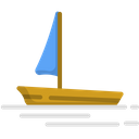 Boat Sailing Fisherman Icon