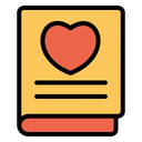 Love Heart Book Icon