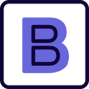 Bootstrap Technology Logo Social Media Logo Icon