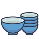 Bowl Tableware Kitchenware Icon