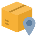 Box Location Delivery Icon
