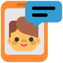 Boy Messaging Message Chat Icon
