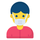 Boy Wearing Mask Icon