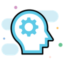 Brainstorming Brain Development Artificial Intelligence Icon
