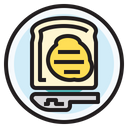 Bread Breakfast Food Icon