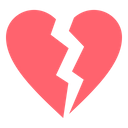 Broken Heart Heart Love Icon