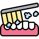 Brushing Teeth Toothbrush Cleaning Teeth Icon