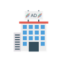 Ads Banner Building Icon