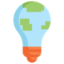 Bulb earth Icon