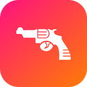 Bullet Gun Handgun Icon