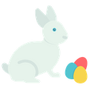Egg Rabbit Paschal Icon