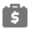 Business Briefcase Cash Icon