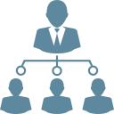 Business Hierarchy Leadership Icon