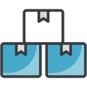 Business Box Package Storage Box Icon