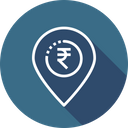 Business Location Finance Icon